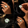 Garden Serenade Enamel Ring